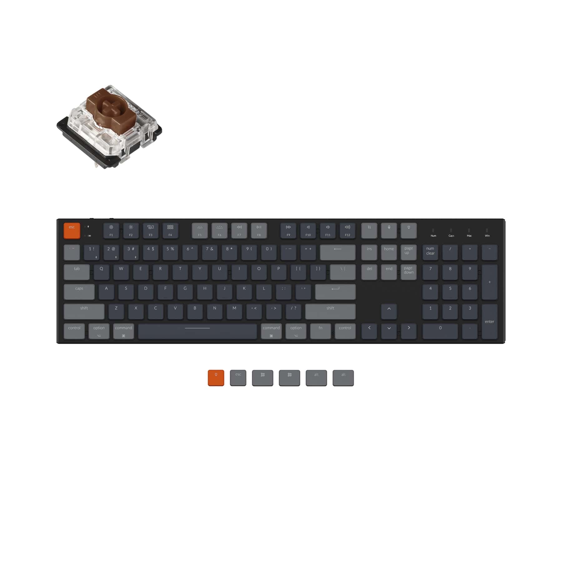 Bàn phím cơ Keychron K5 - LED RGB