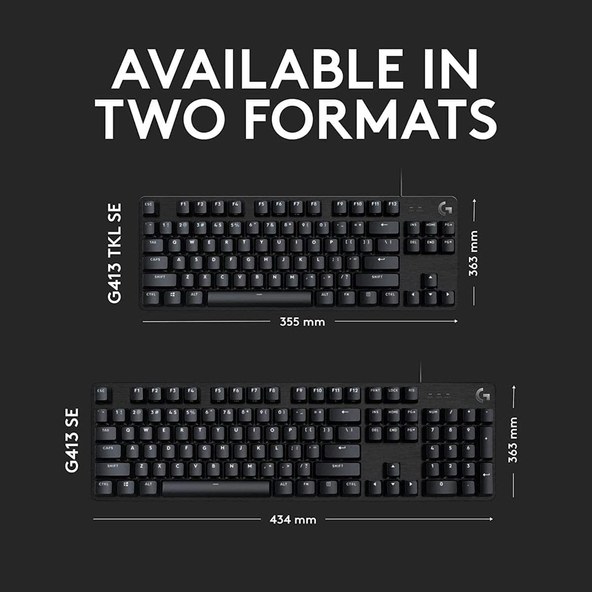 Bàn phím cơ Logitech G413 SE Fullsize.