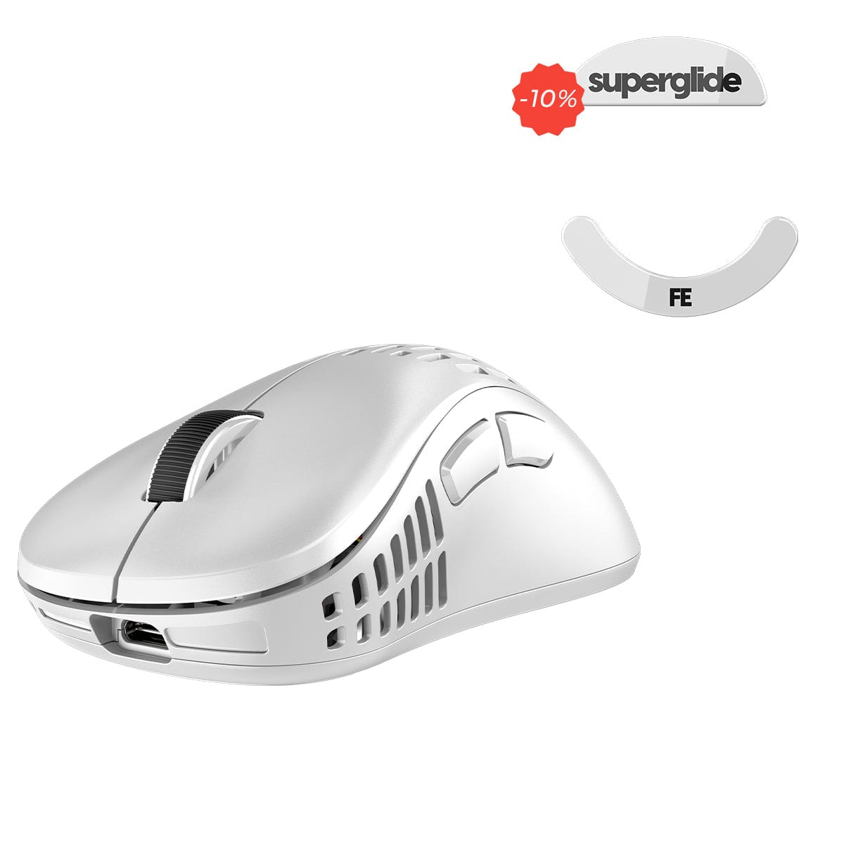 Bundle chuột không dây siêu nhẹ Pulsar Xlite V2 - Feet thủy tinh Superglide cho Pulsar Xlite V2