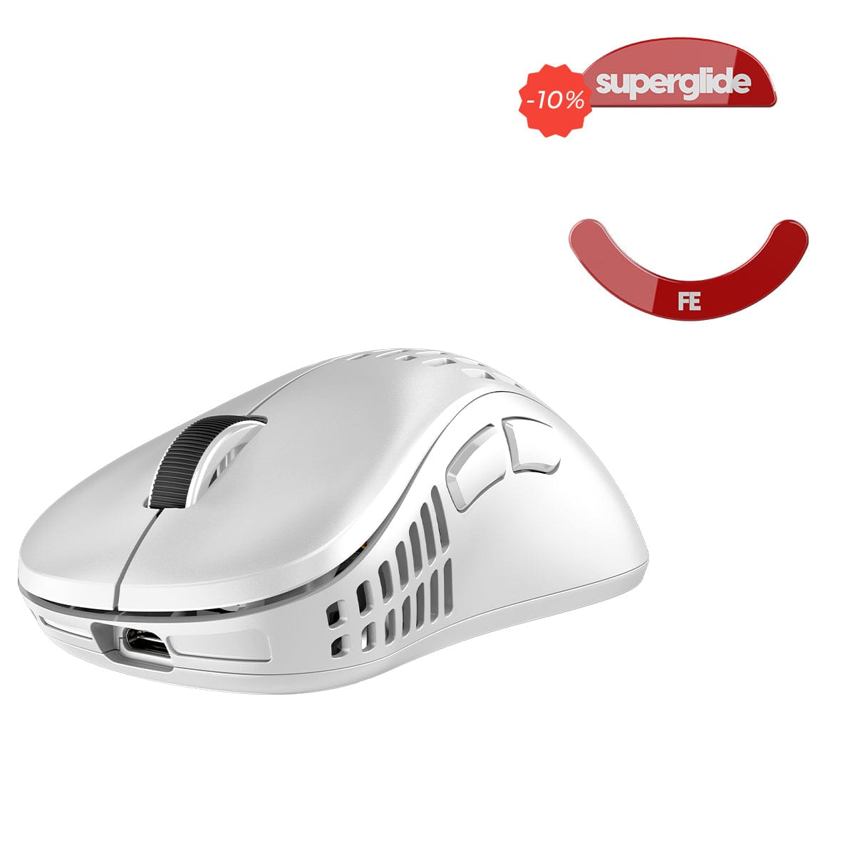 Bundle chuột không dây siêu nhẹ Pulsar Xlite V2 - Feet thủy tinh Superglide cho Pulsar Xlite V2
