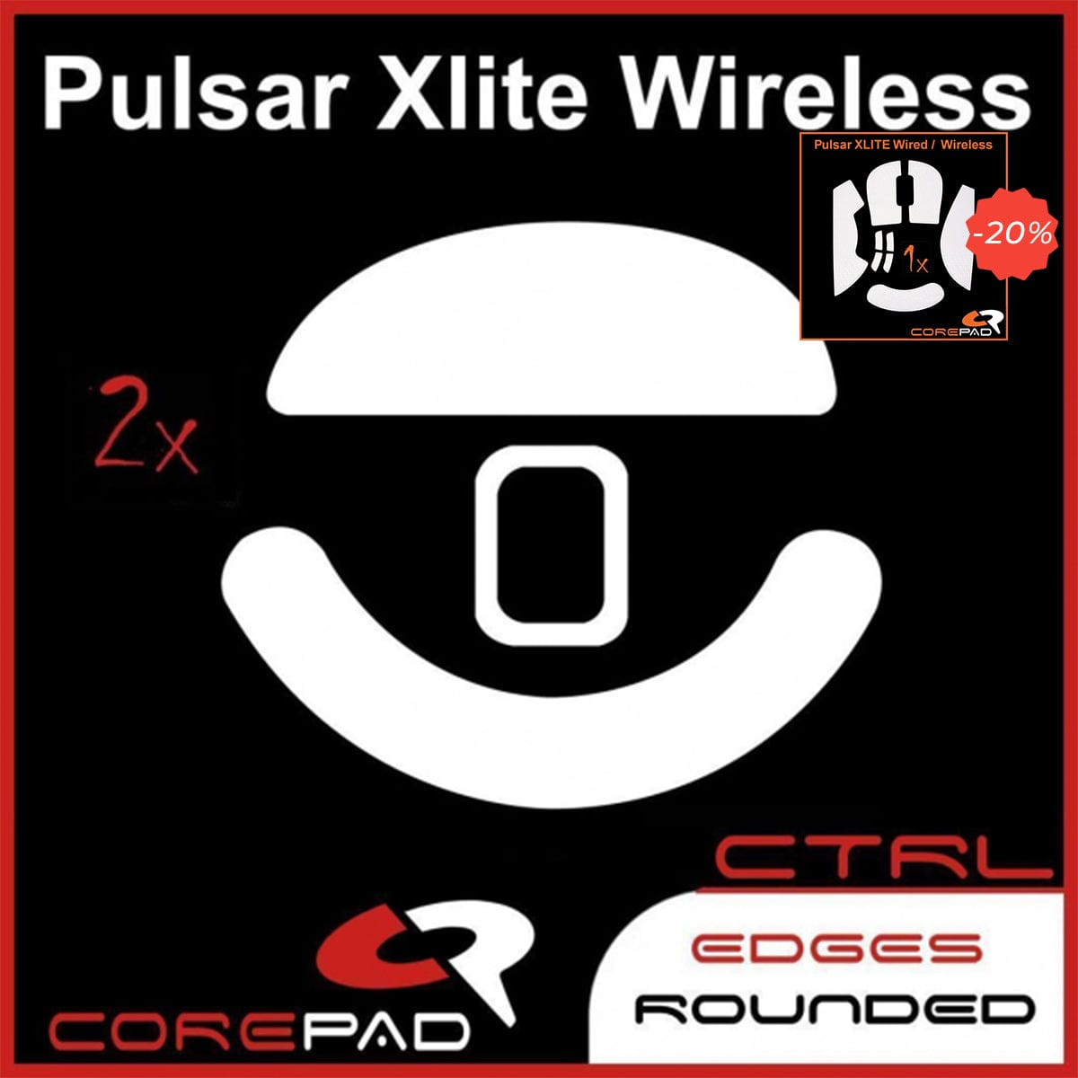 Bundle Feet + Grip tape Corepad - Pulsar Xlite V2.