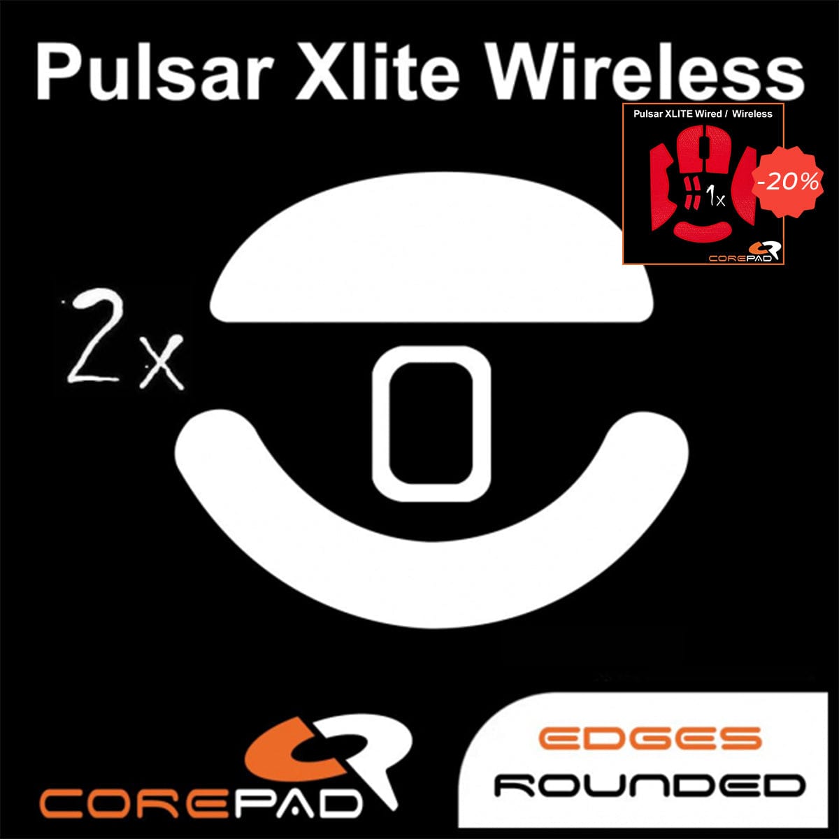 Bundle Feet + Grip tape Corepad - Pulsar Xlite V2.