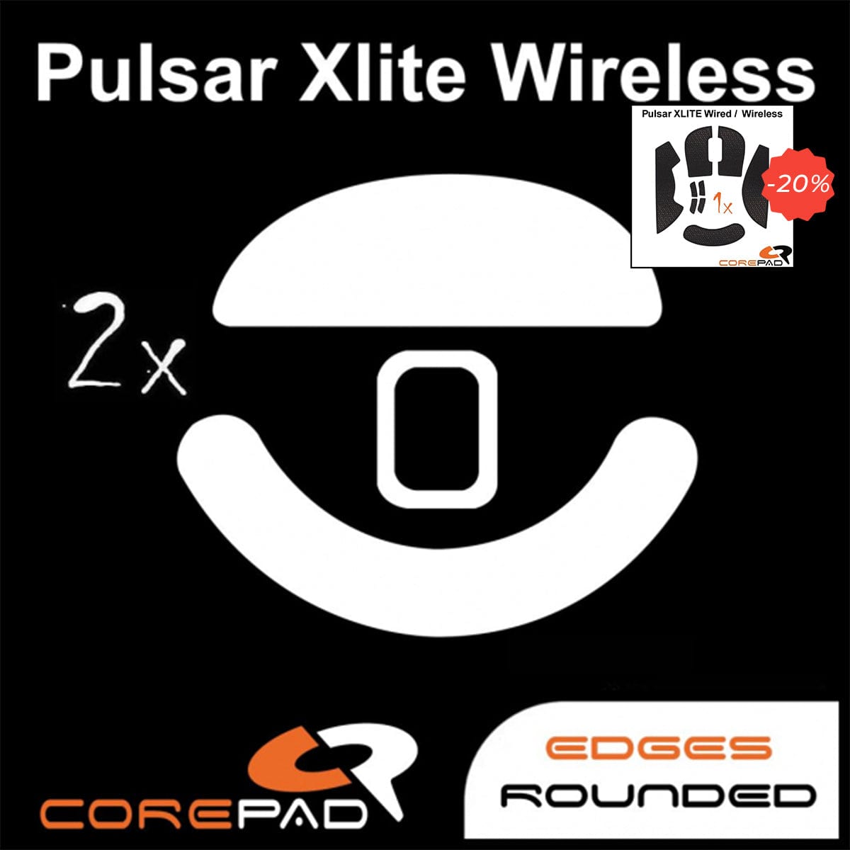 Bundle Feet + Grip tape Corepad - Pulsar Xlite V2.