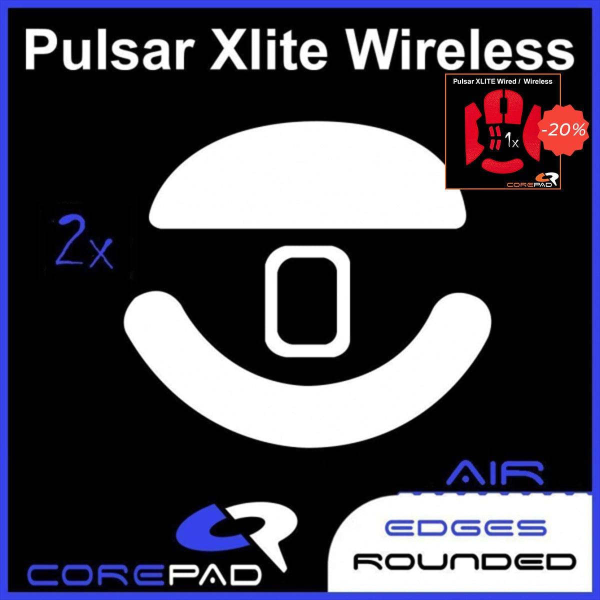 Bundle Feet + Grip tape Corepad - Pulsar Xlite V2.