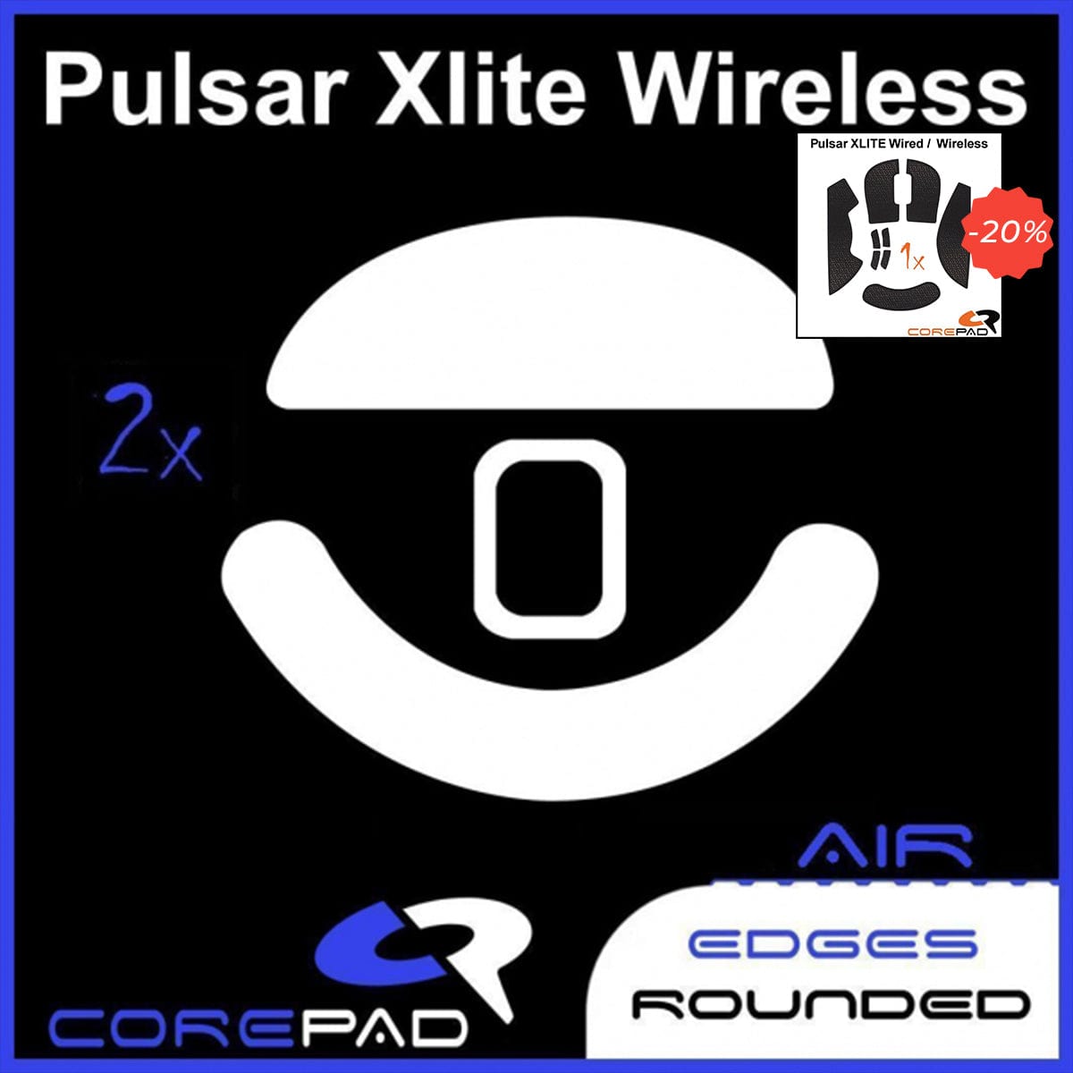 Bundle Feet + Grip tape Corepad - Pulsar Xlite V2.