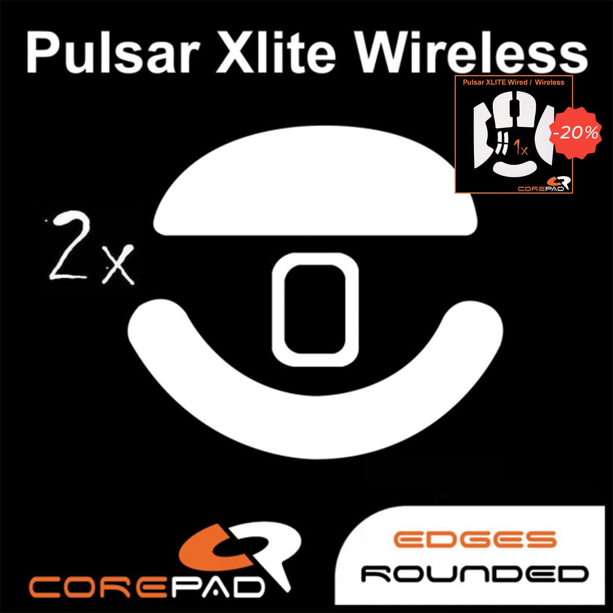 Bundle Feet + Grip tape Corepad - Pulsar Xlite V2.