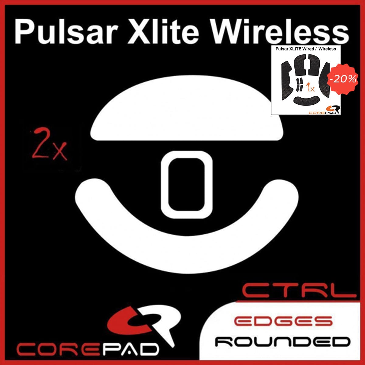 Bundle Feet + Grip tape Corepad - Pulsar Xlite V2.