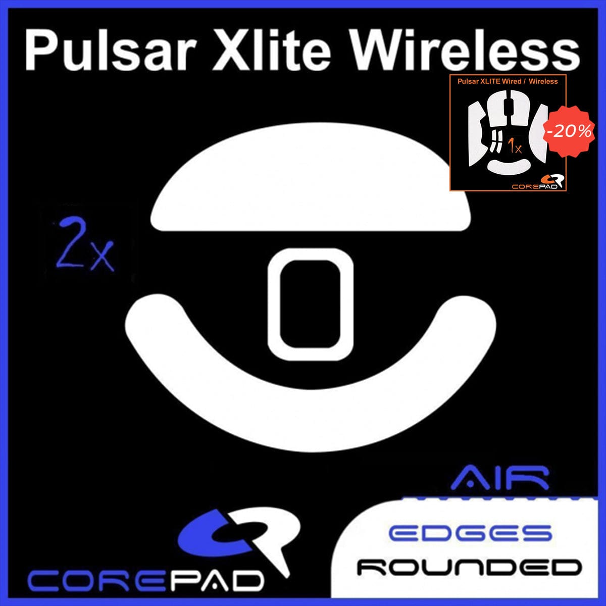 Bundle Feet + Grip tape Corepad - Pulsar Xlite V2.