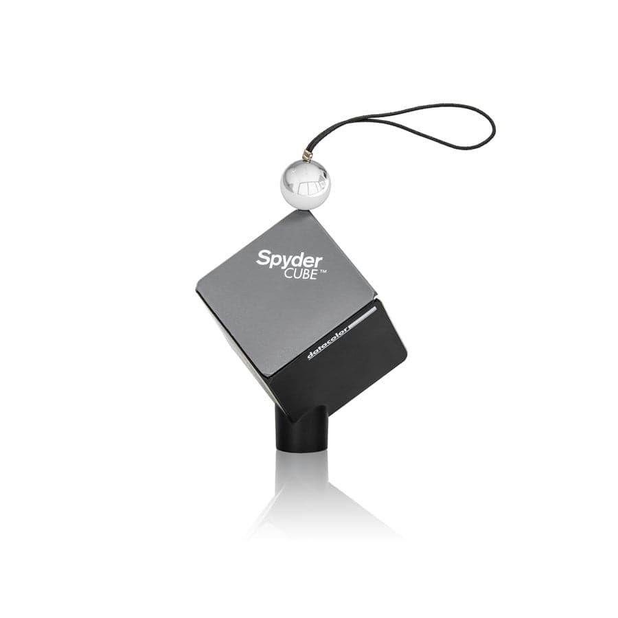 Cân chỉnh ánh sáng hậu kỳ Datacolor SpyderCUBE.