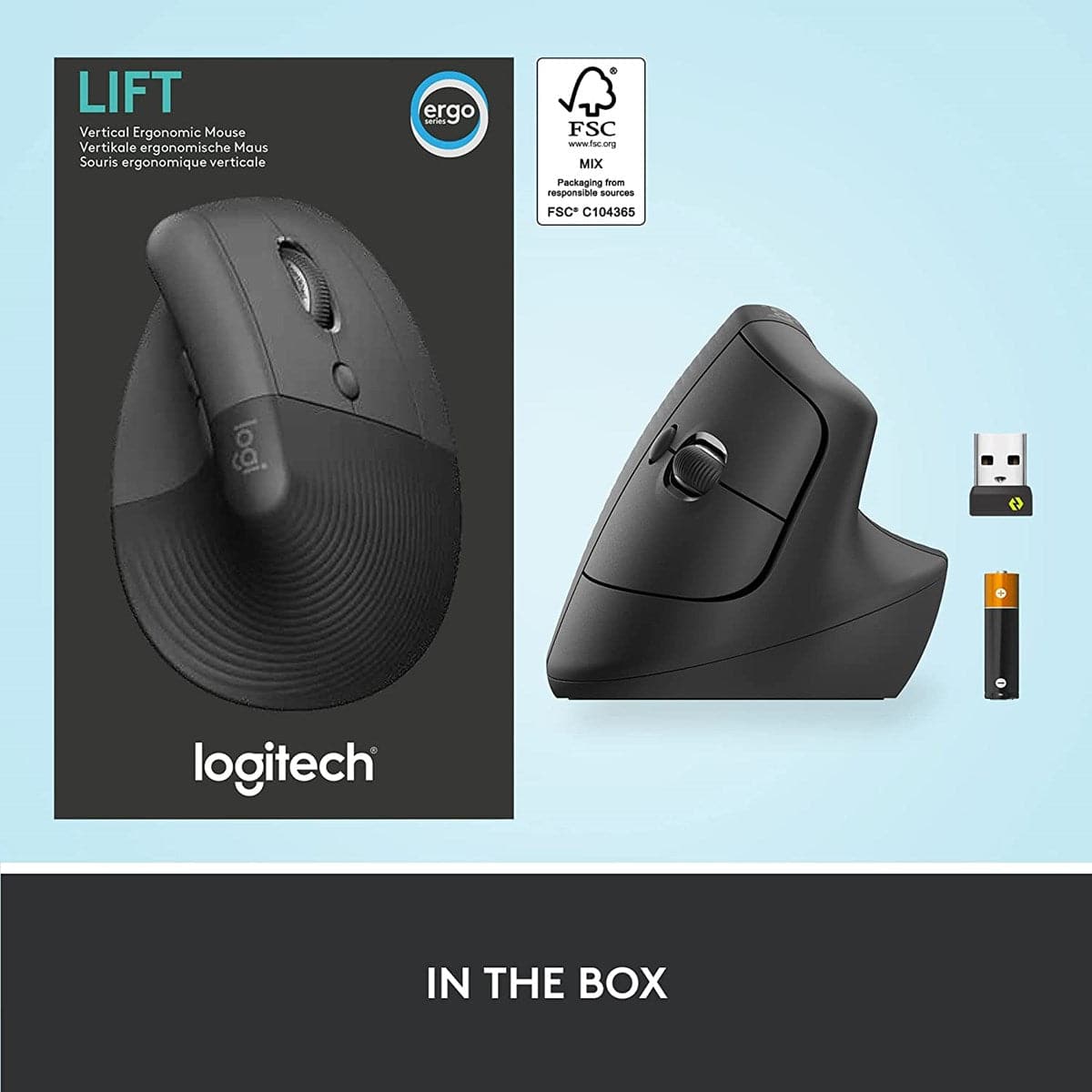 Chuột công thái học Logitech Lift Vertical.