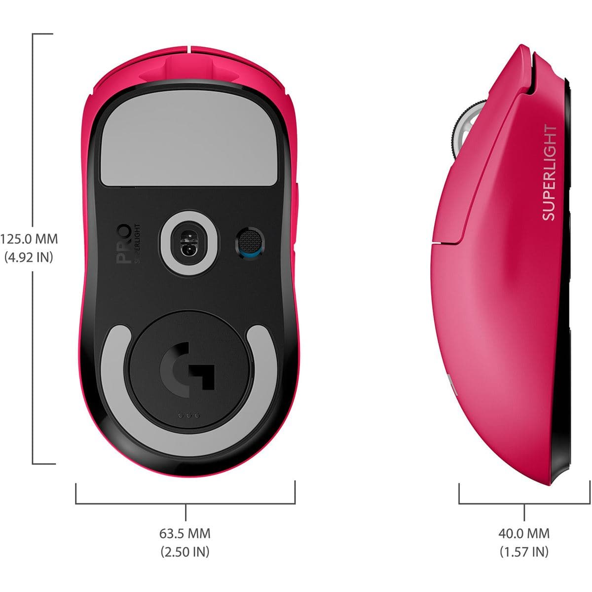 Chuột không dây siêu nhẹ Logitech G PRO X Superlight Wireless.