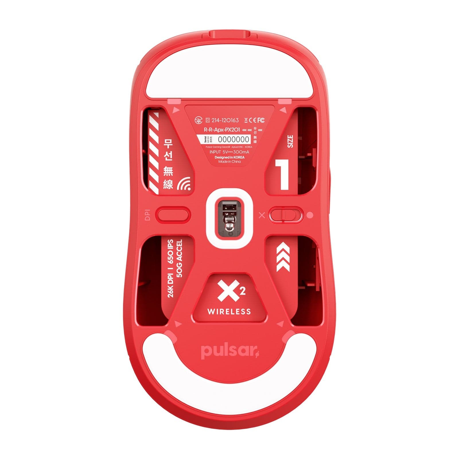 Chuột không dây siêu nhẹ Pulsar X2 Wireless Mini
