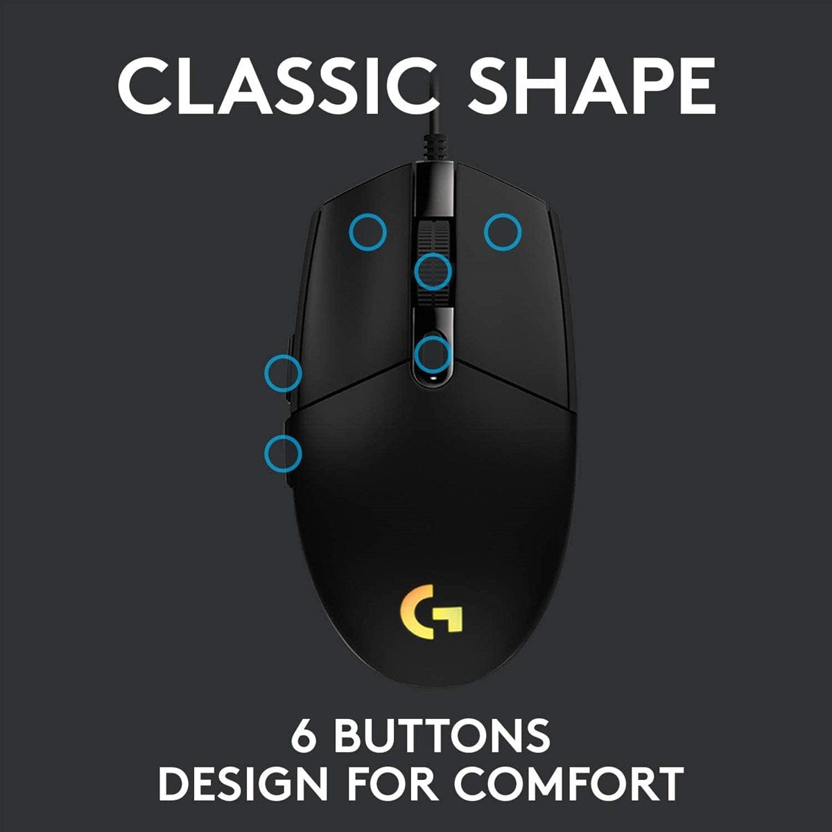 Chuột Logitech G102 Gen2 Lightsync.