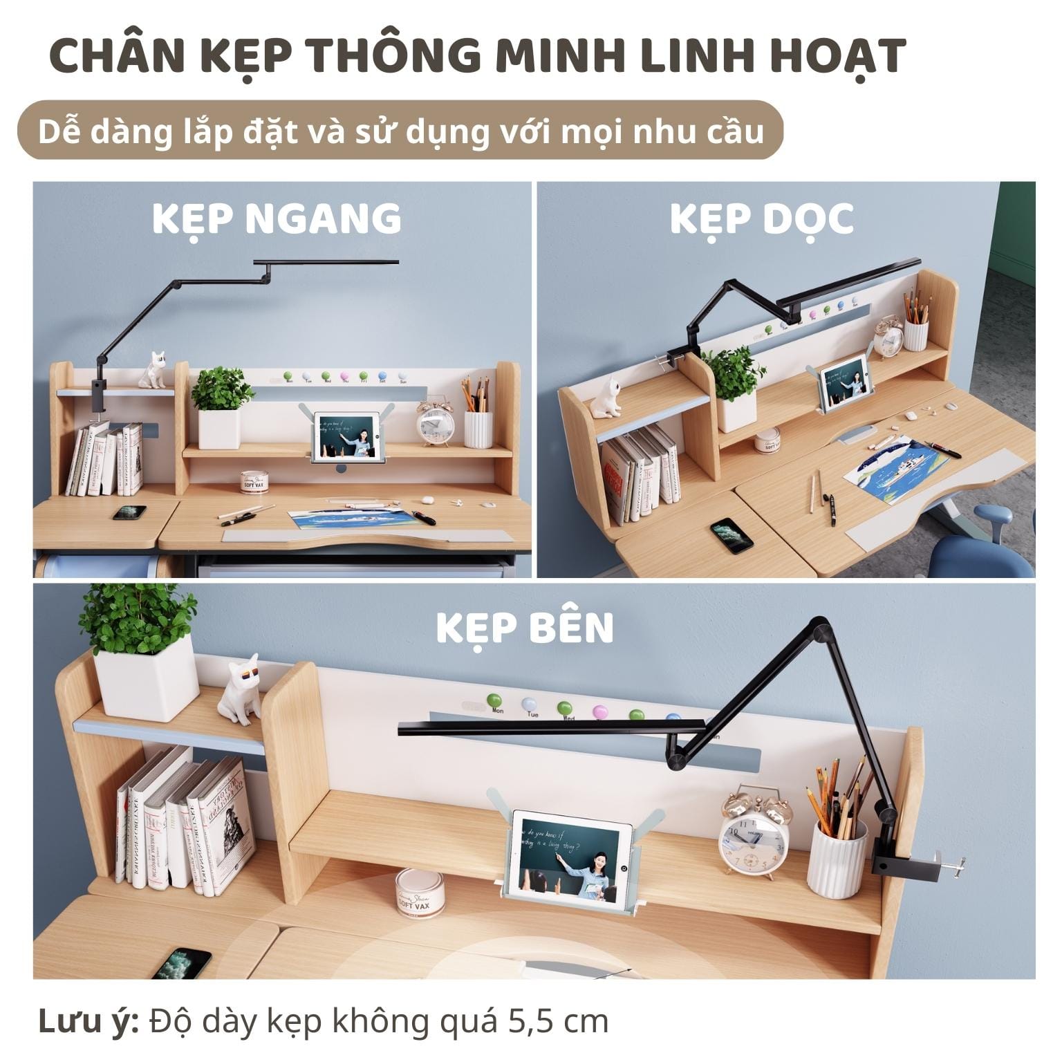 Đèn bàn bảo vệ mắt thông minh Ergo Edge 1.