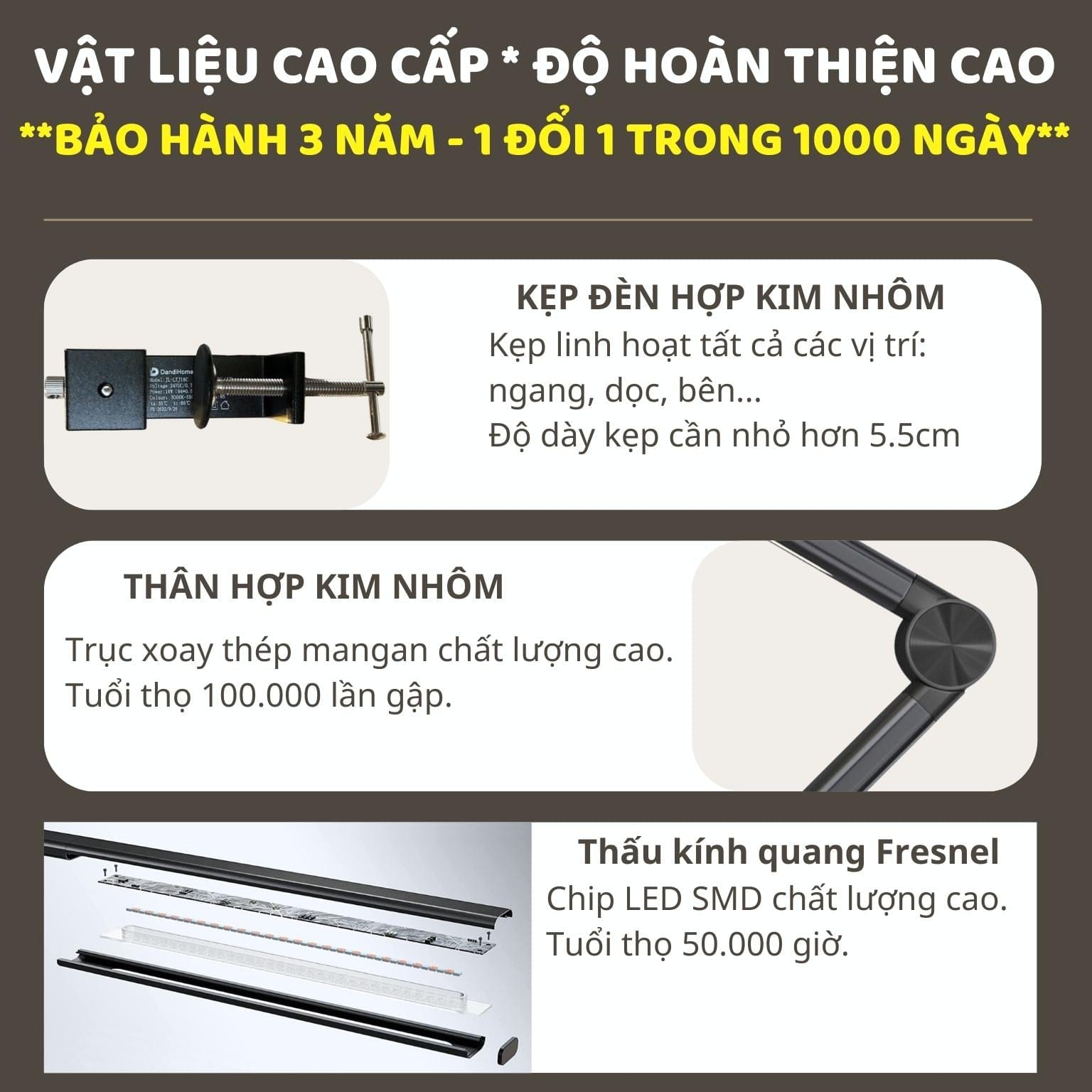 Đèn bàn bảo vệ mắt thông minh Ergo Edge 1.