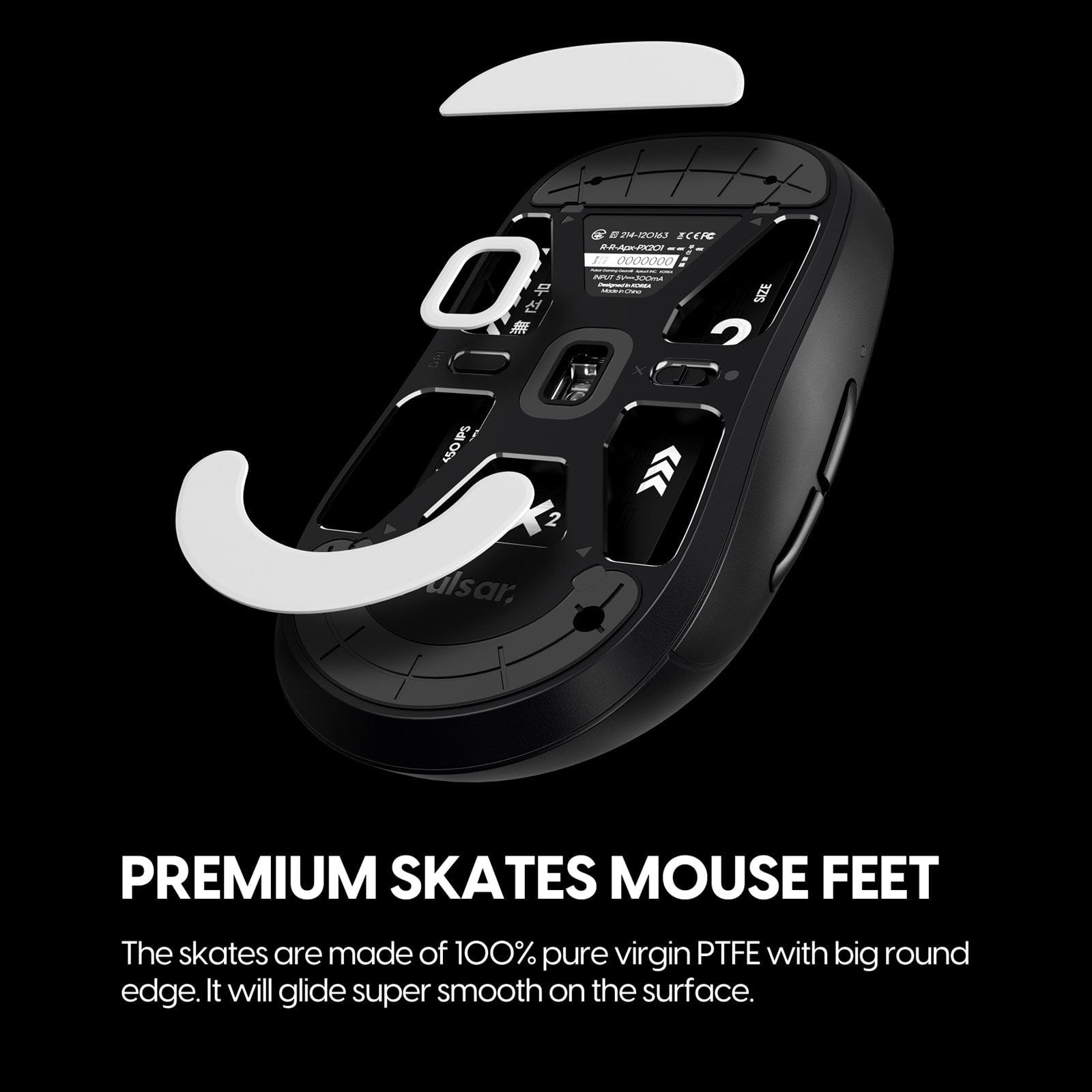 Feet chuột Pulsar PTFE Skates cho X2 / X2 Mini - Original (0.6mm).