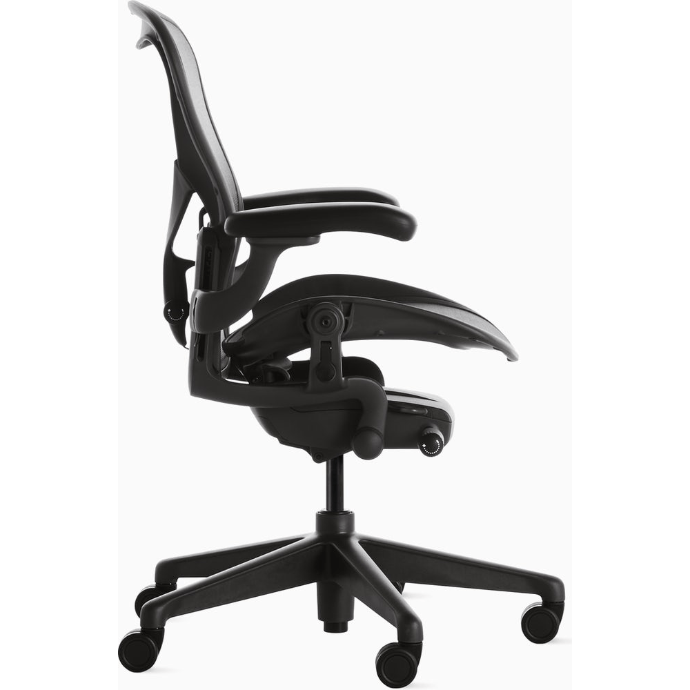 Ghế công thái học Herman Miller Aeron - Đen Graphite - Hàng xách tay