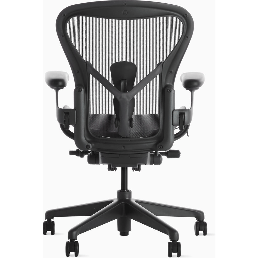 Ghế công thái học Herman Miller Aeron - Đen Graphite - Hàng xách tay