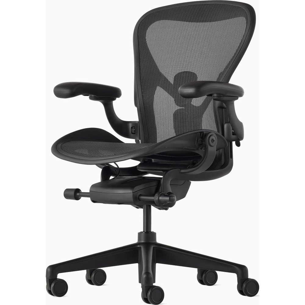 Ghế công thái học Herman Miller Aeron - Đen Onyx - Hàng xách tay