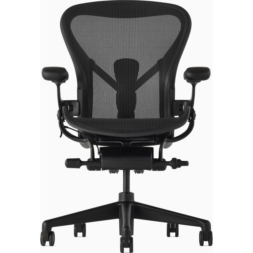 Ghế công thái học Herman Miller Aeron - Đen Onyx - Hàng xách tay