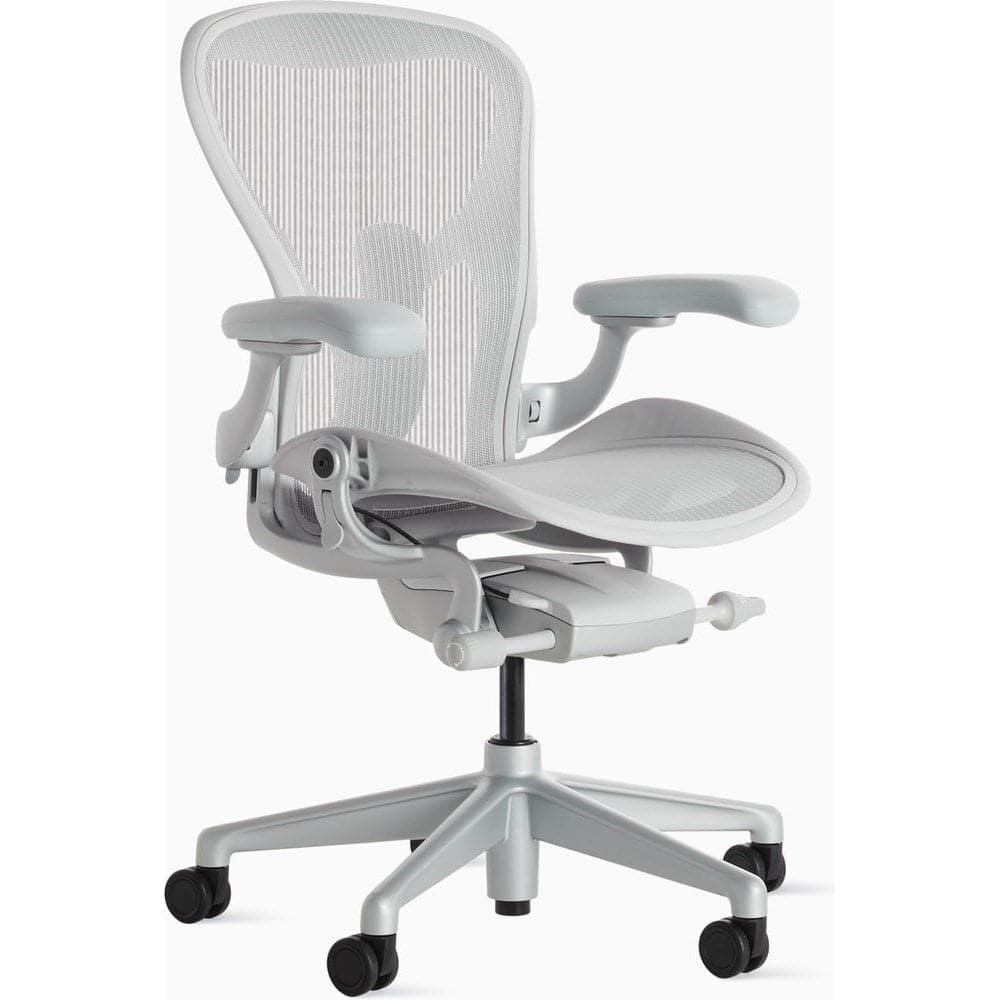 Ghế công thái học Herman Miller Aeron - Trắng Mineral - Hàng xách tay