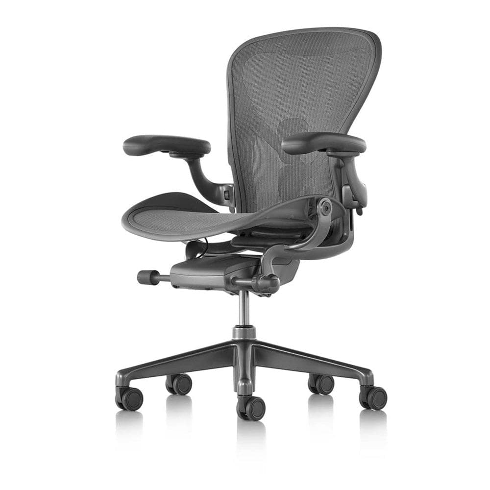 Ghế công thái học Herman Miller Aeron - Xám Carbon - Hàng xách tay