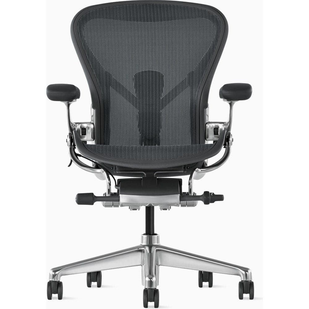 Ghế công thái học Herman Miller Aeron - Xám Carbon - Hàng xách tay