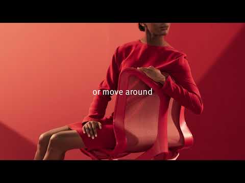 Ghế công thái học Herman Miller Cosm - Xám - Hàng xách tay.