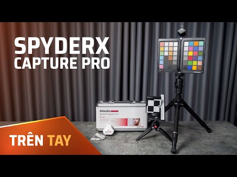 Bộ cân màu nhiếp ảnh Datacolor SpyderX Capture Pro.