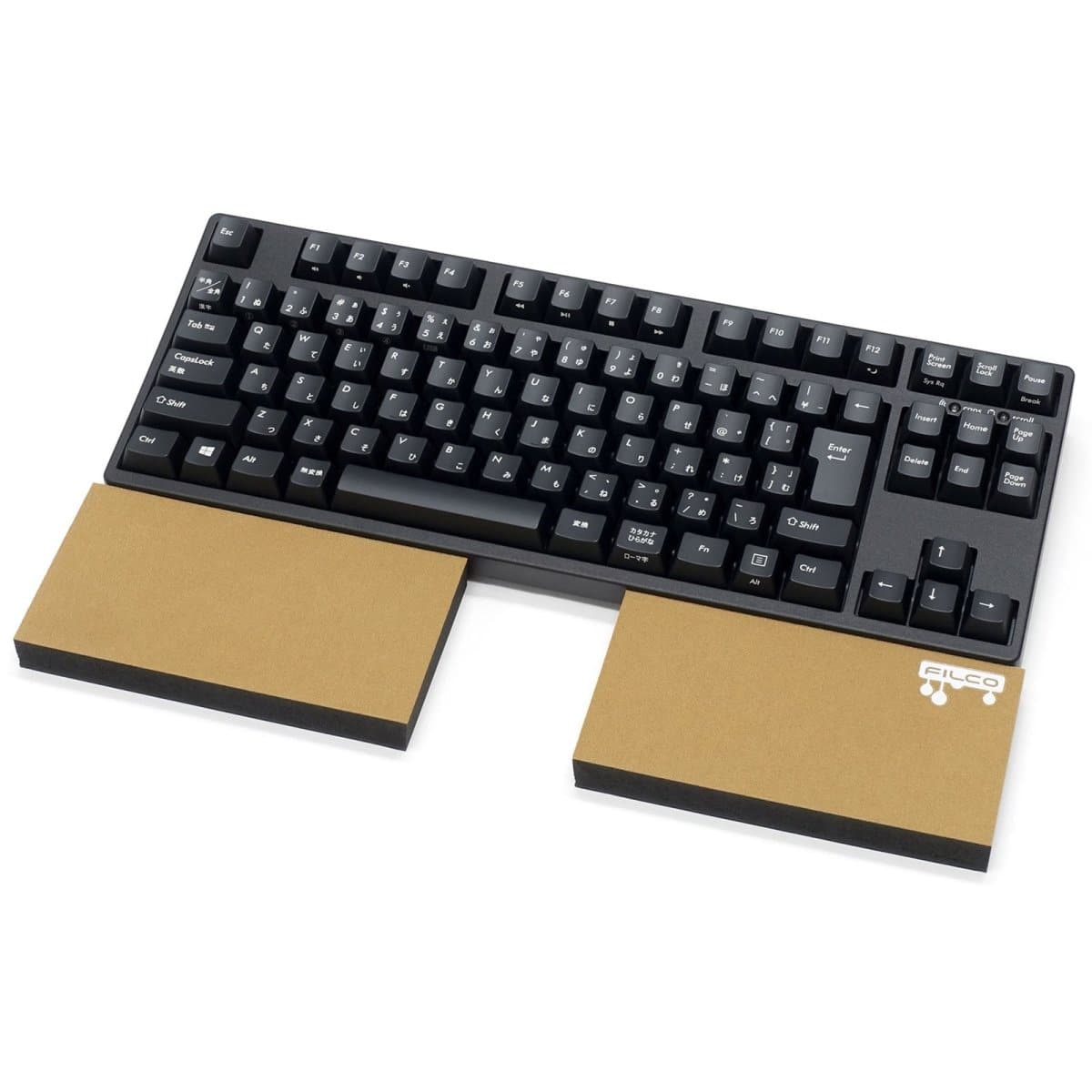 Kê tay bàn phím cơ Filco Majestouch wrist rest "Macaron" - Cinnamon (Kiểu tách đôi).
