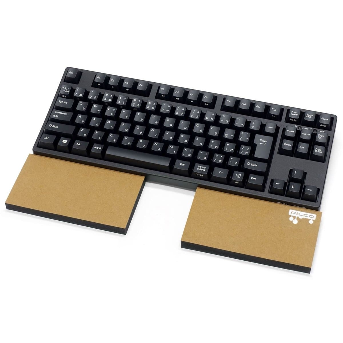 Kê tay bàn phím cơ Filco Majestouch wrist rest "Macaron" - Cinnamon (Kiểu tách đôi).