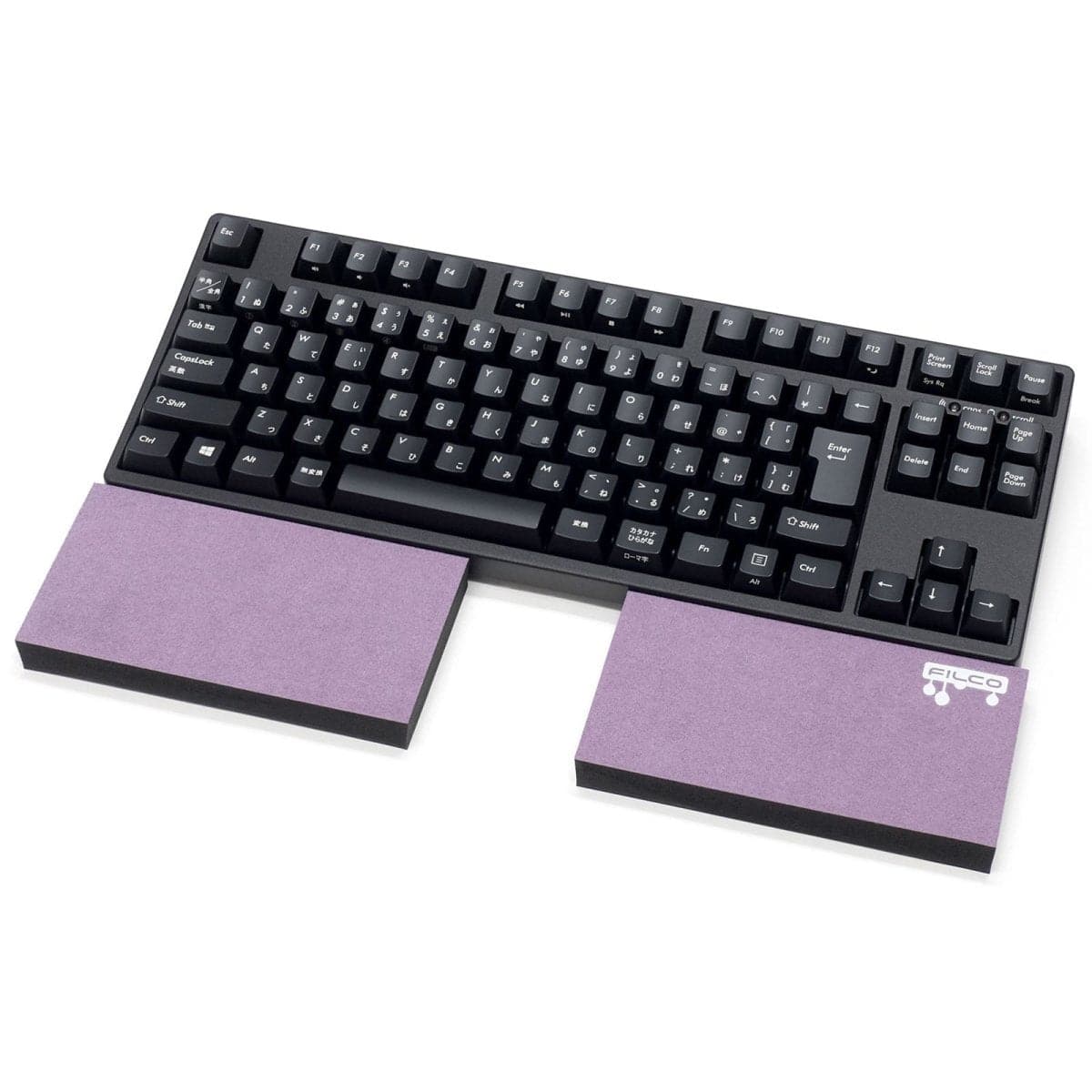 Kê tay bàn phím cơ Filco Majestouch wrist rest "Macaron" - Lavender (Kiểu tách đôi).