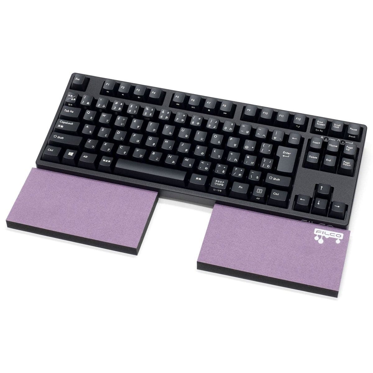 Kê tay bàn phím cơ Filco Majestouch wrist rest "Macaron" - Lavender (Kiểu tách đôi).