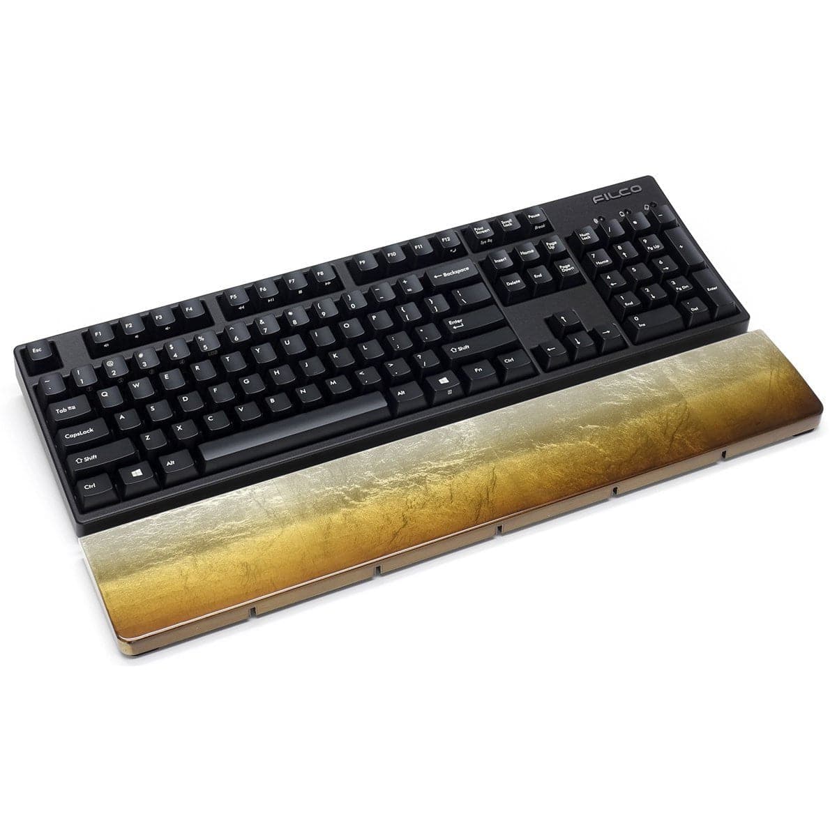 Kê tay bàn phím cơ Filco sơn mài Gold Leaf.