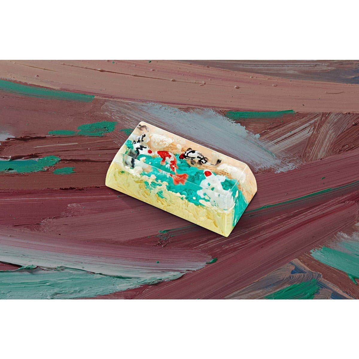 Keycap Artisan Jelly Key Zen Pond IV – God’s creation artisan | Candy Shusui