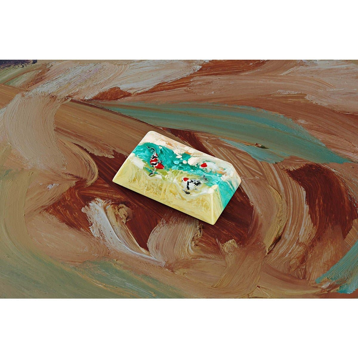 Keycap Artisan Jelly Key Zen Pond IV – God’s creation artisan | Candy Shusui.