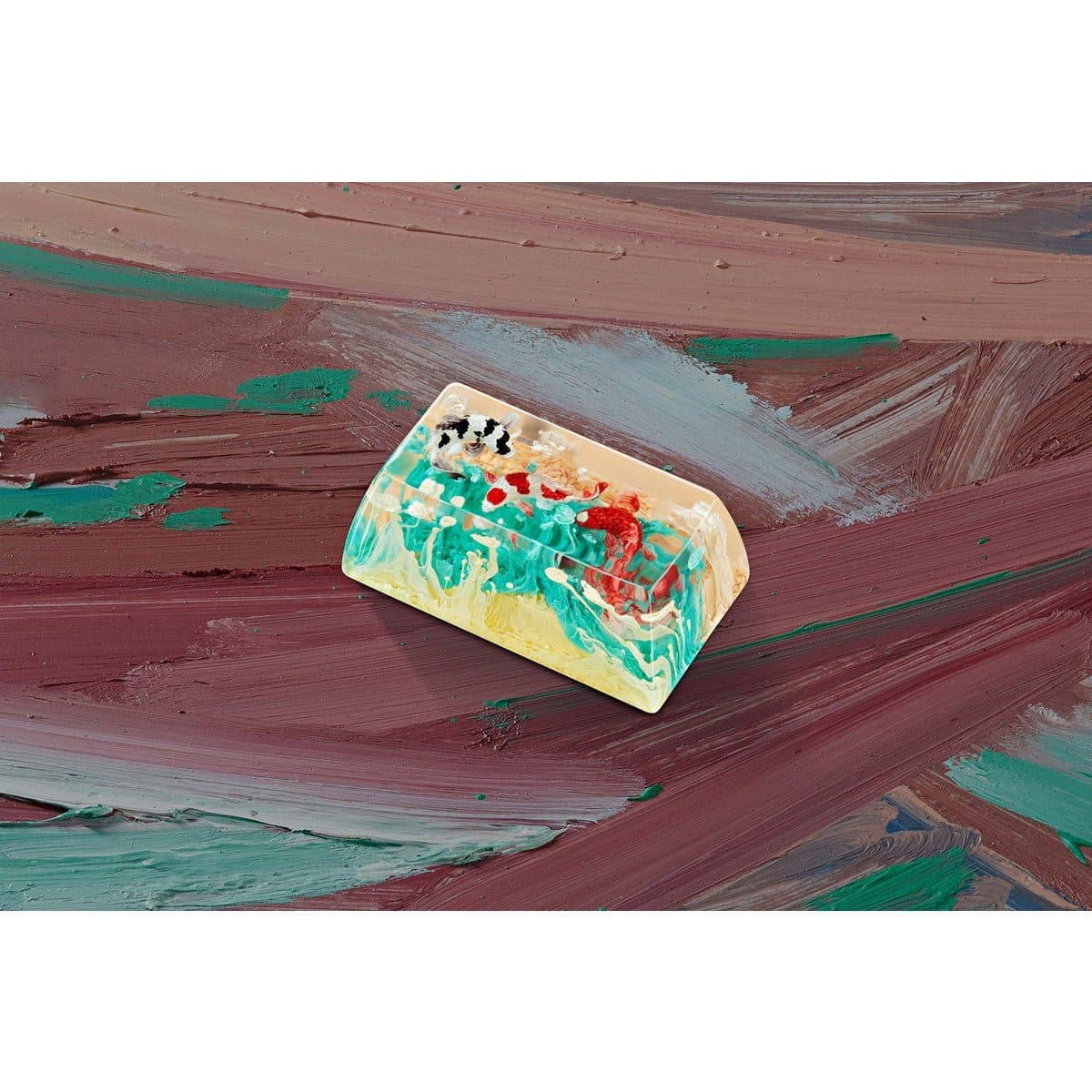 Keycap Artisan Jelly Key Zen Pond IV – God’s creation artisan | Candy Shusui.