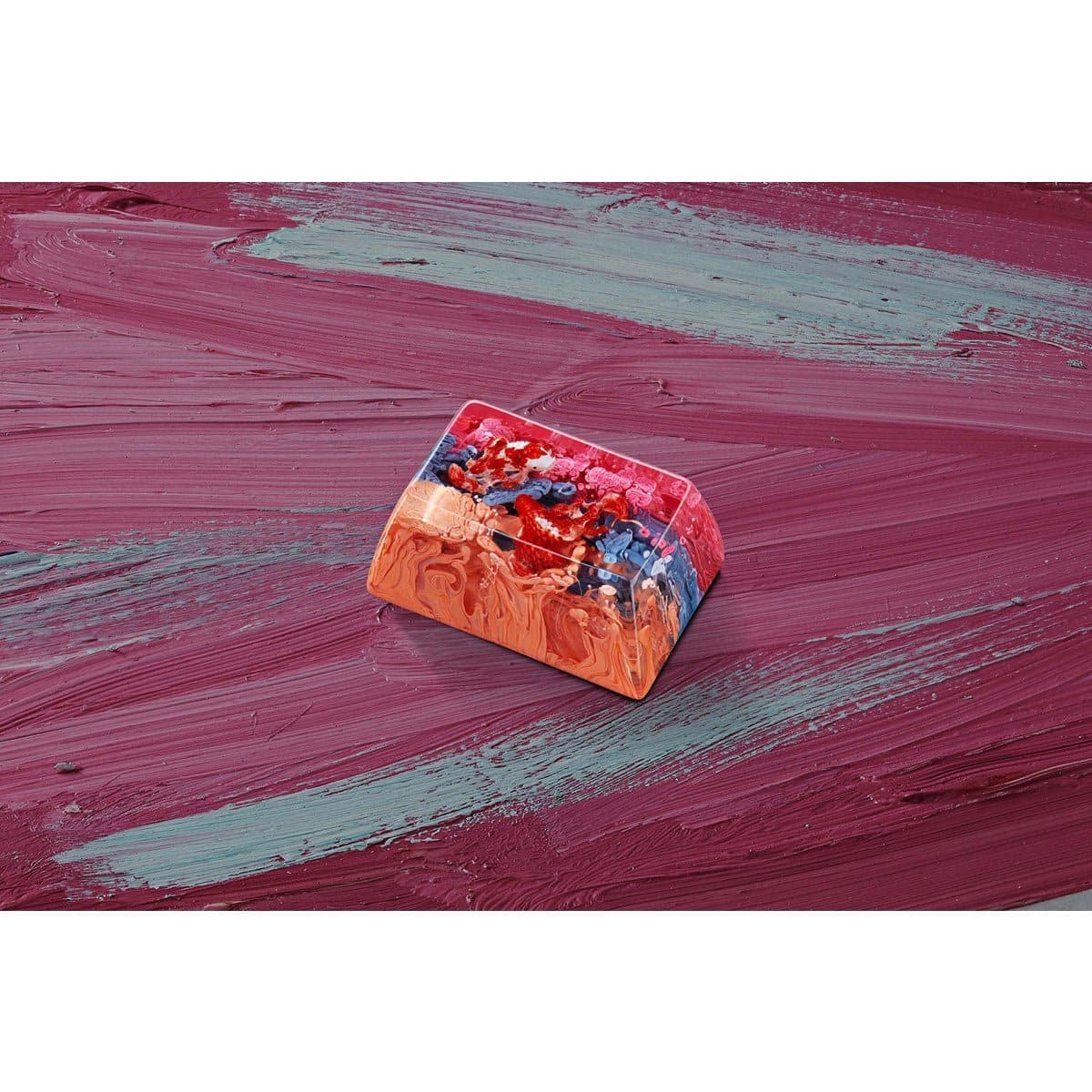 Keycap Artisan Jelly Key Zen Pond IV – God’s creation artisan | Rose Showa.