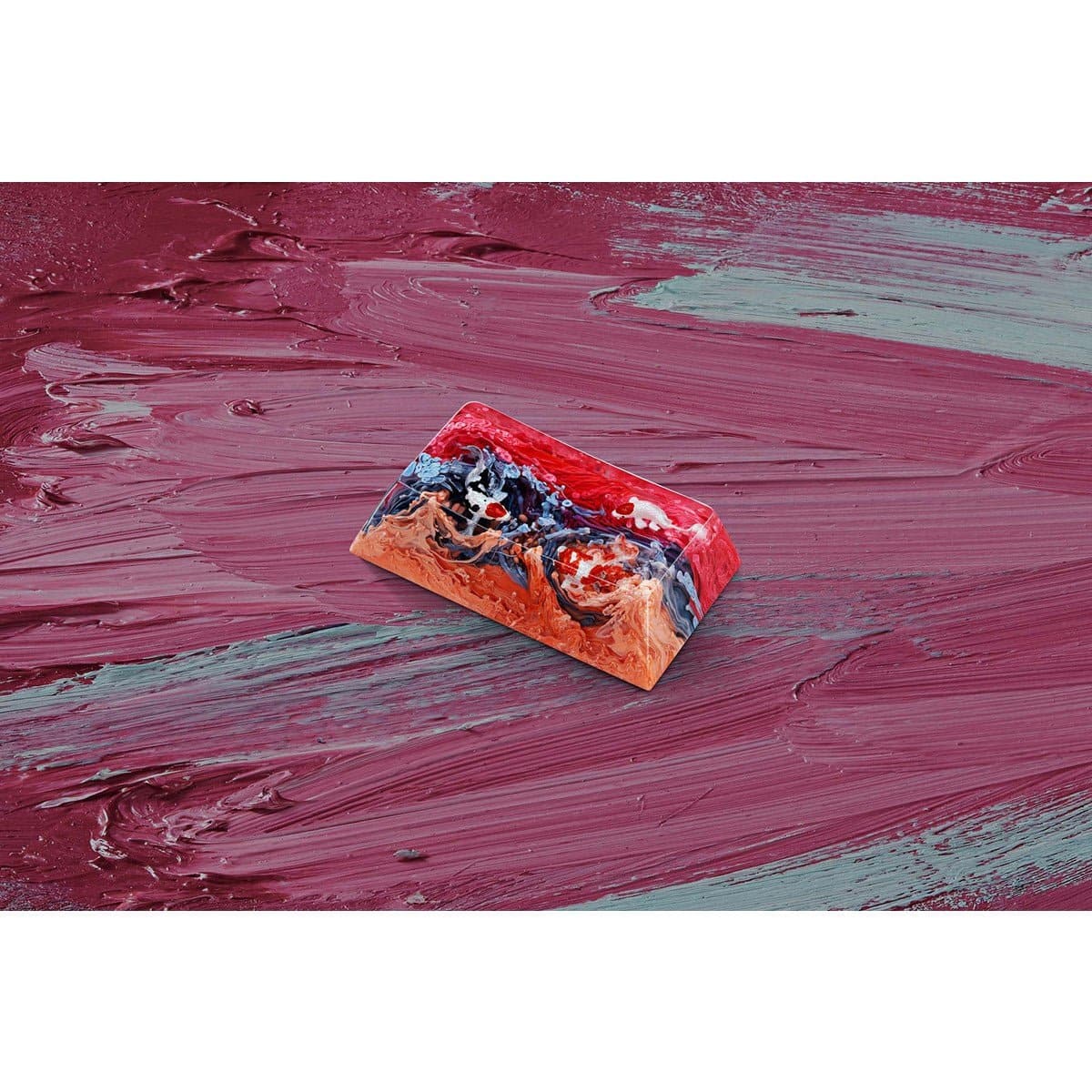 Keycap Artisan Jelly Key Zen Pond IV – God’s creation artisan | Rose Showa.