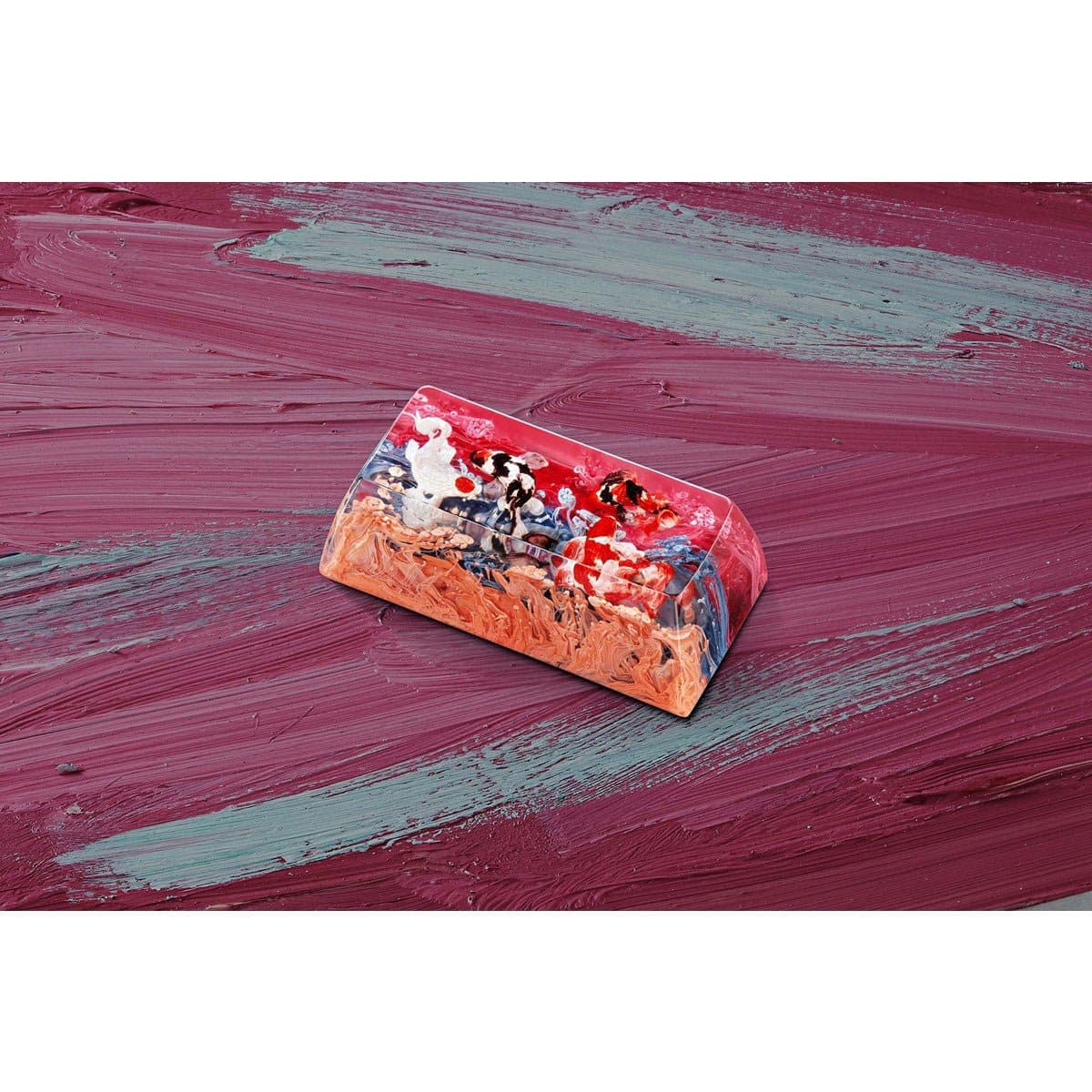 Keycap Artisan Jelly Key Zen Pond IV – God’s creation artisan | Rose Showa.