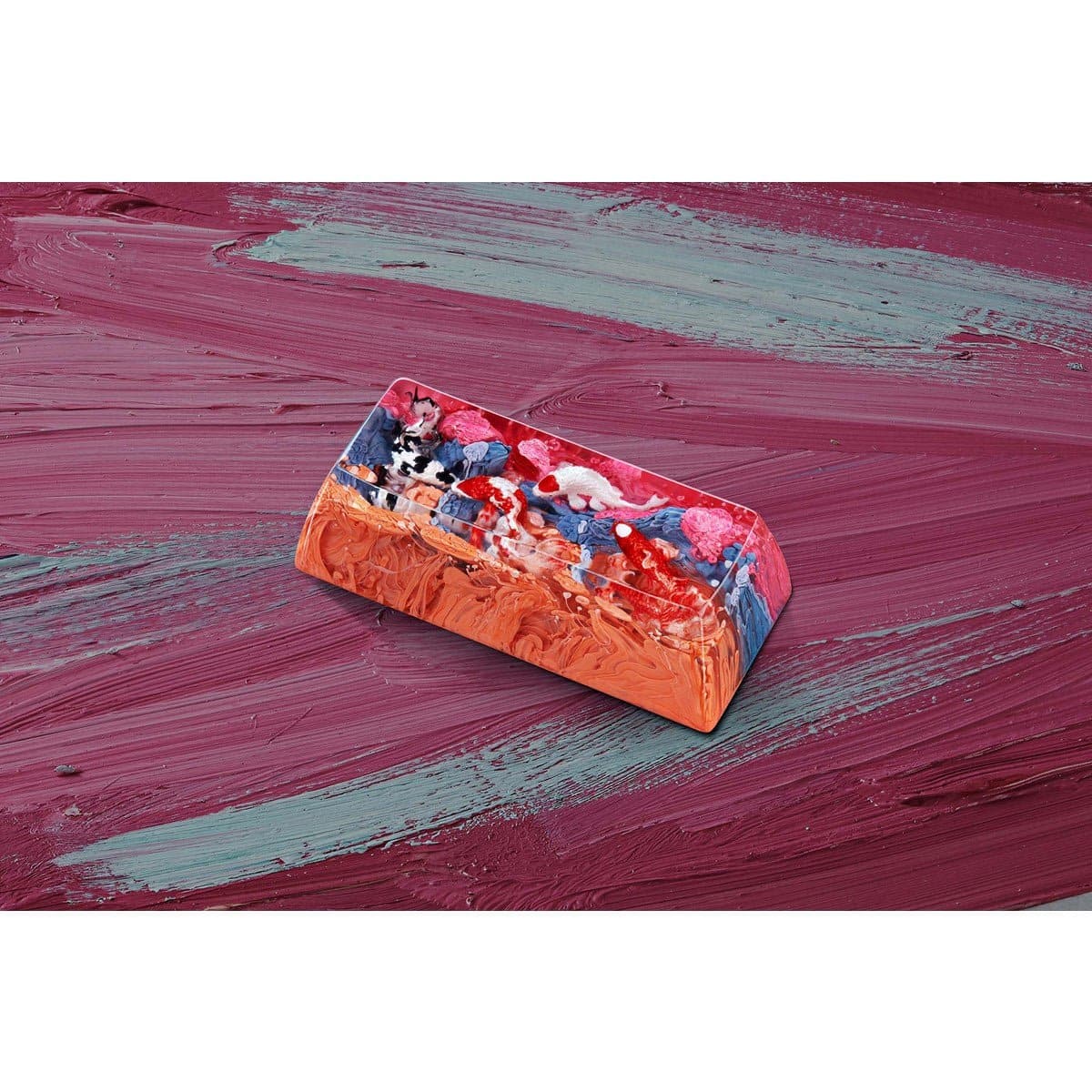 Keycap Artisan Jelly Key Zen Pond IV – God’s creation artisan | Rose Showa.