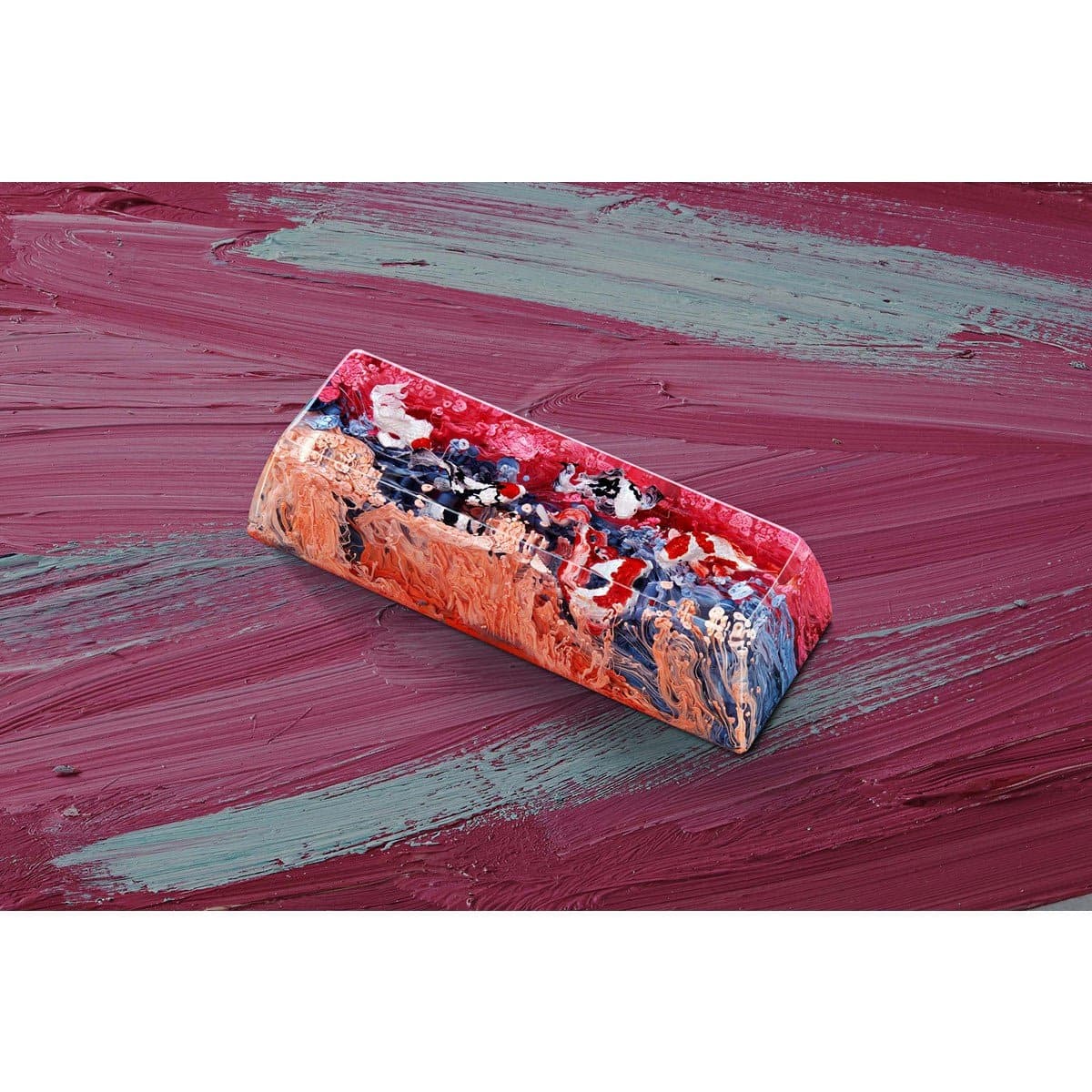 Keycap Artisan Jelly Key Zen Pond IV – God’s creation artisan | Rose Showa.