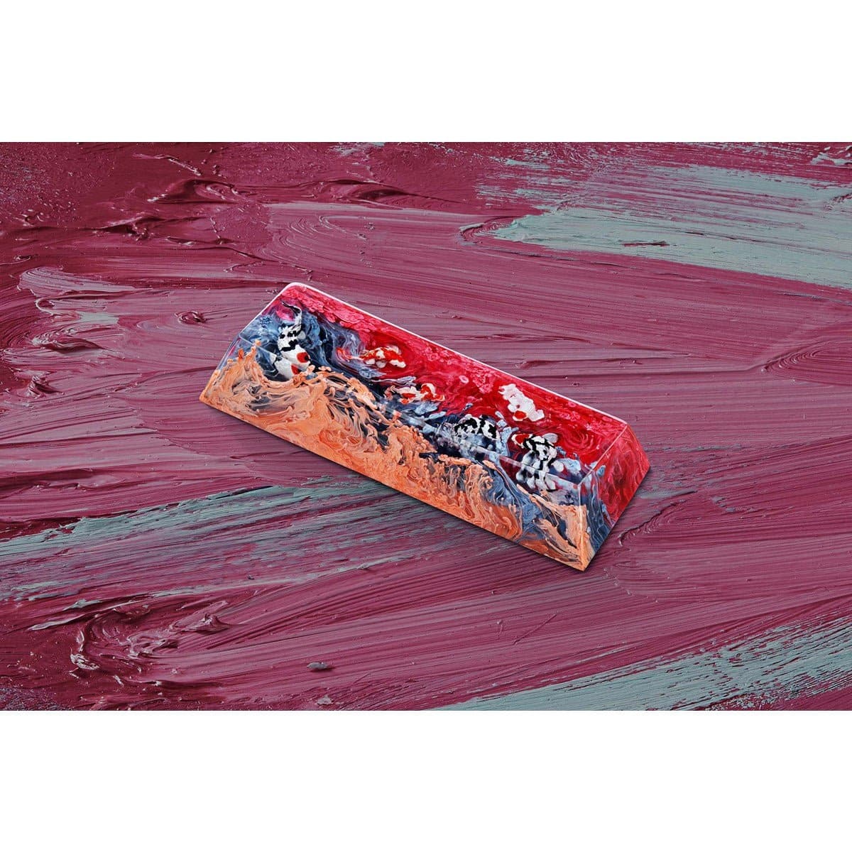 Keycap Artisan Jelly Key Zen Pond IV – God’s creation artisan | Rose Showa.