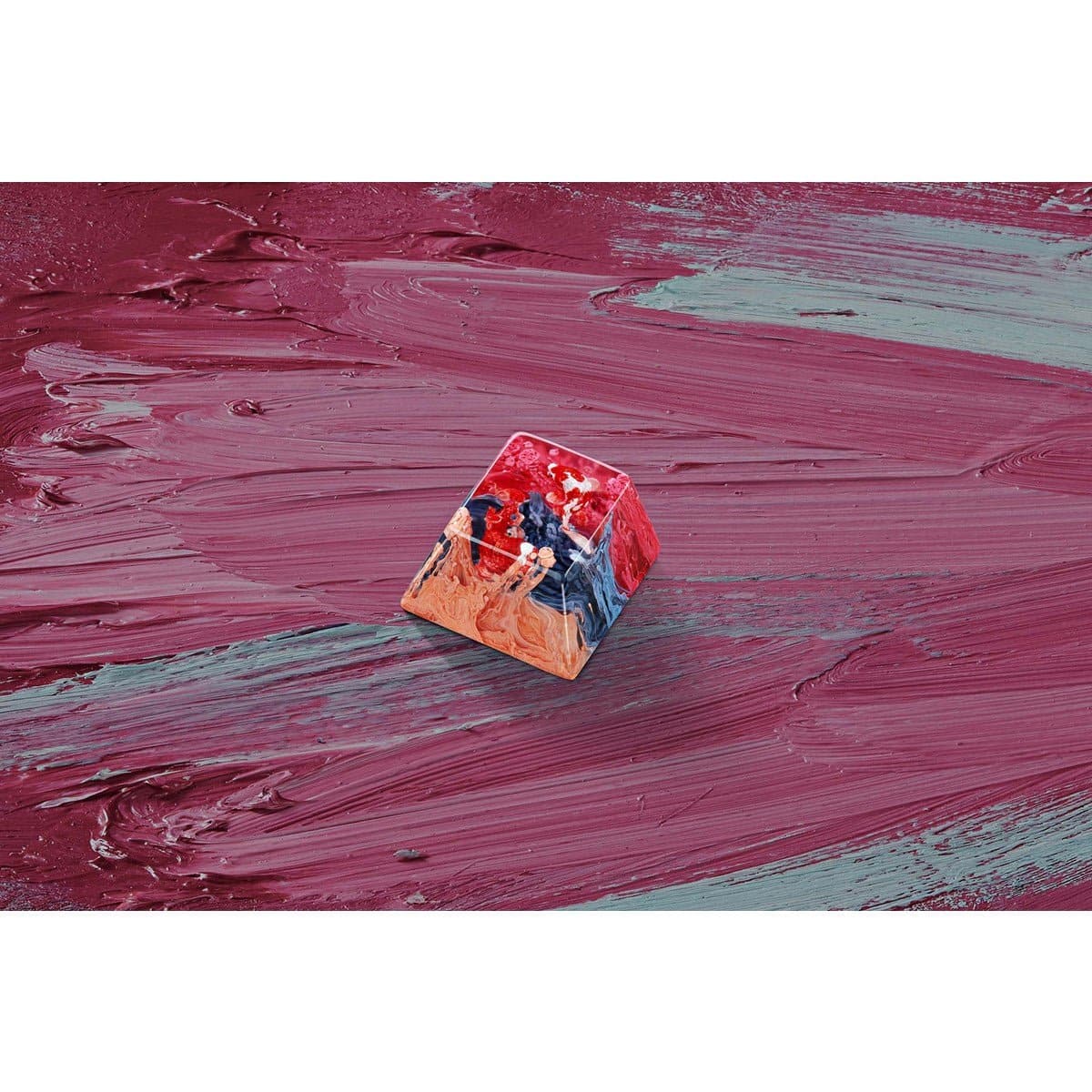 Keycap Artisan Jelly Key Zen Pond IV – God’s creation artisan | Rose Showa.