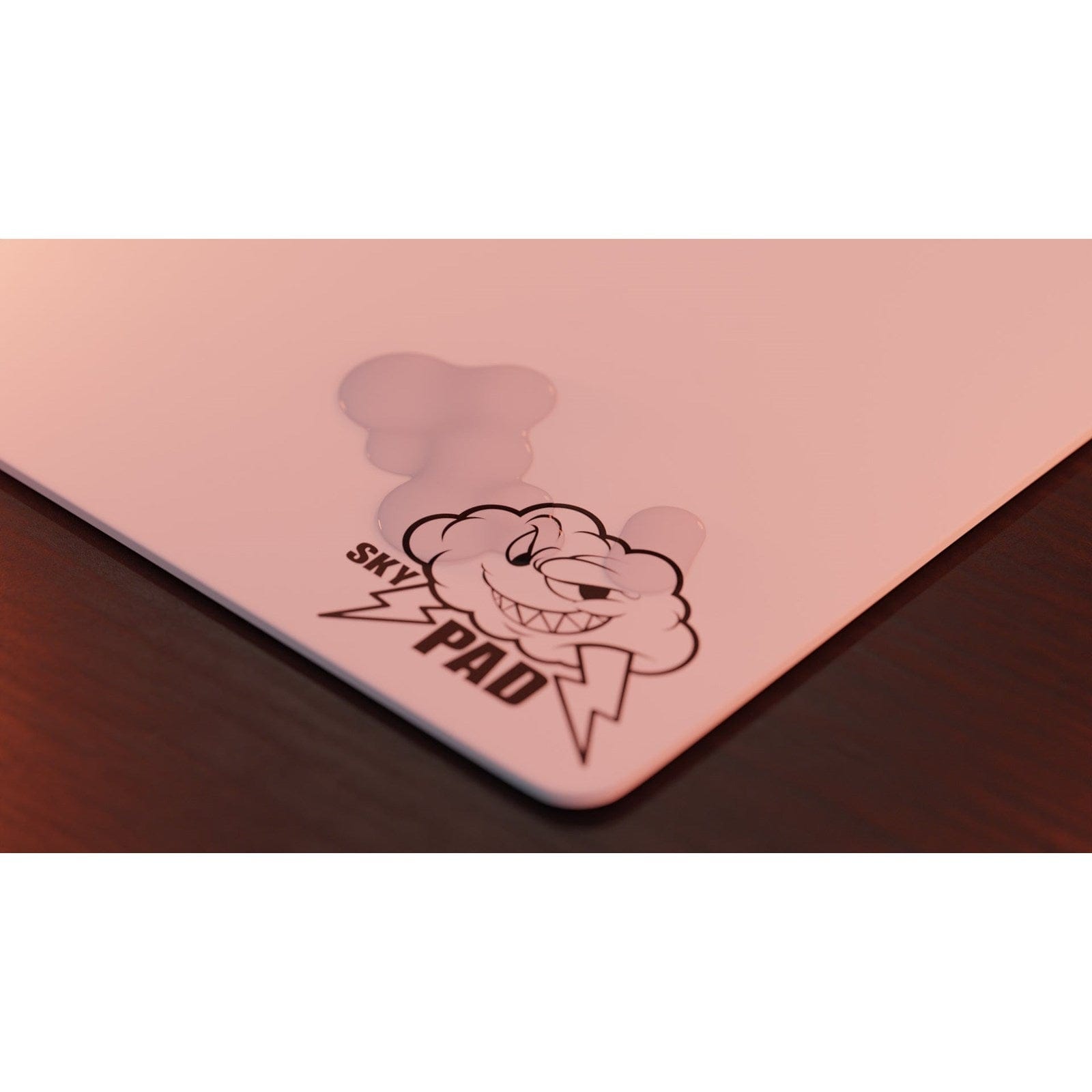 Lót chuột kính SkyPAD Glass 3.0 (White - Cloud Logo)