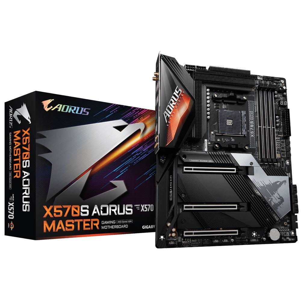 Mainboard Gigabyte X570S Aorus Master.