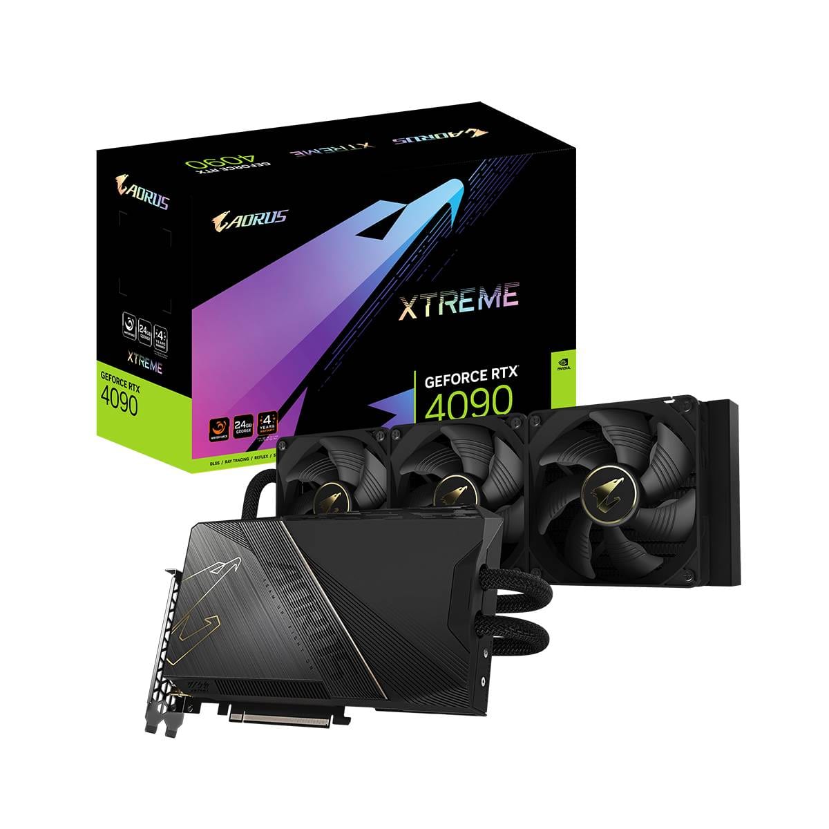 VGA Gigabyte AORUS GeForce RTX 4090 XTREME WATERFORCE 24G.