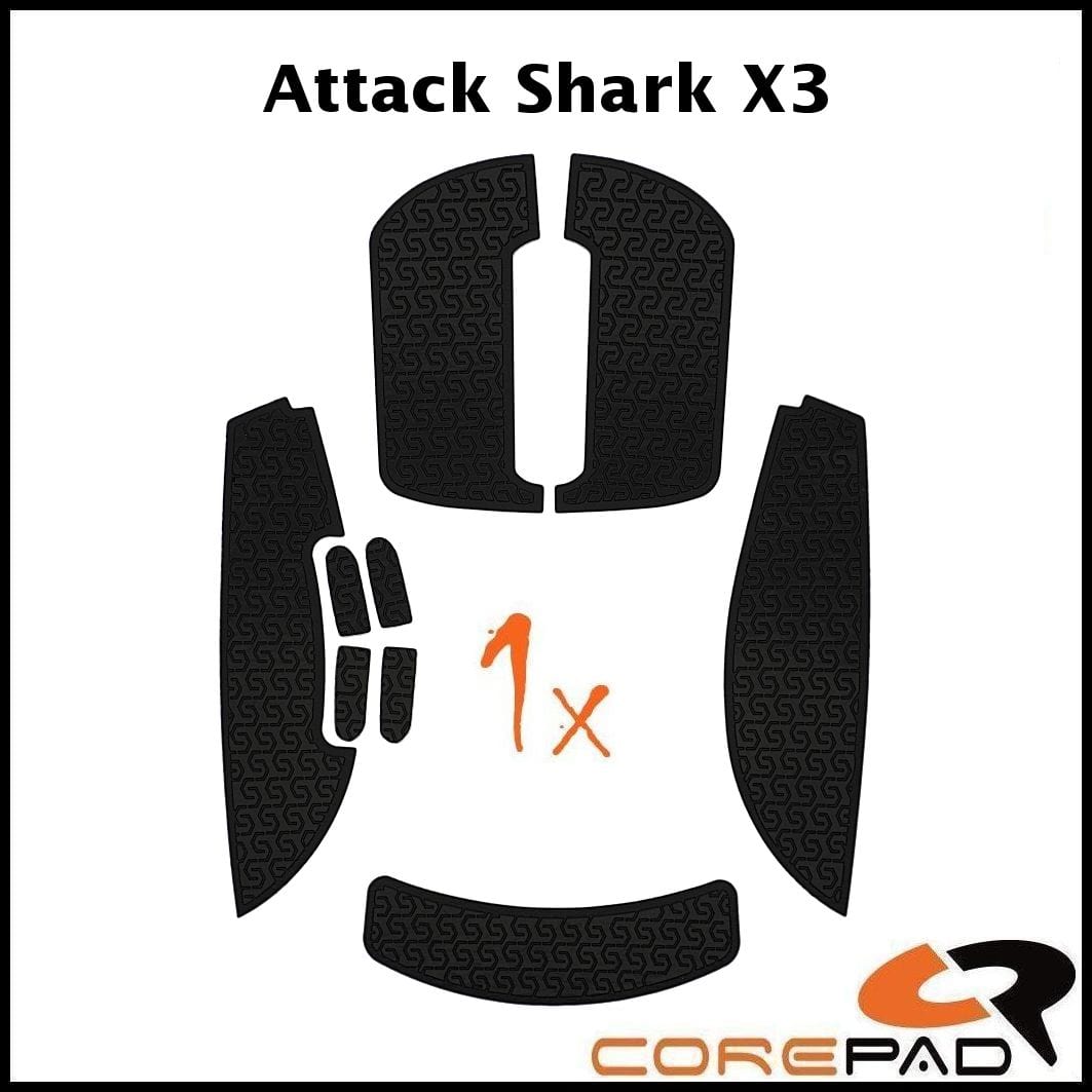 Bộ grip tape Corepad Soft Grips Attack Shark X3