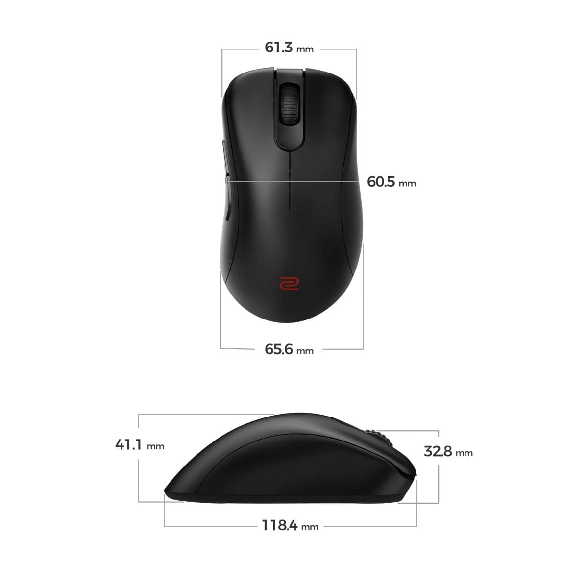 BenQ Zowie EC3-DW - Chuột không dây 59g, công thái học
