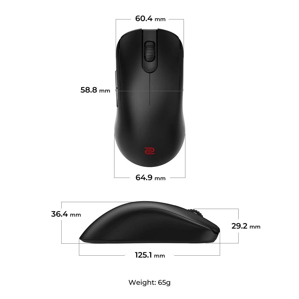 Chuột không dây BenQ Zowie FK2-DW - 4K polling rate kèm dock sạc.